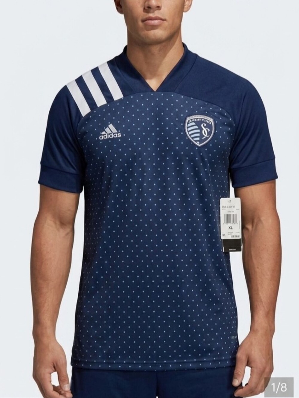 Adidas Sporting KC Navy Soccer Jersey Size XL